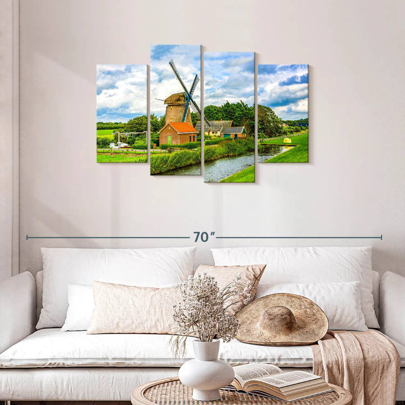 Moulin à vent hollandais Alvord, H 27 po x l 43 po