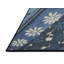Tapis bleu/ivoire à motifs Niobrara-993039305
