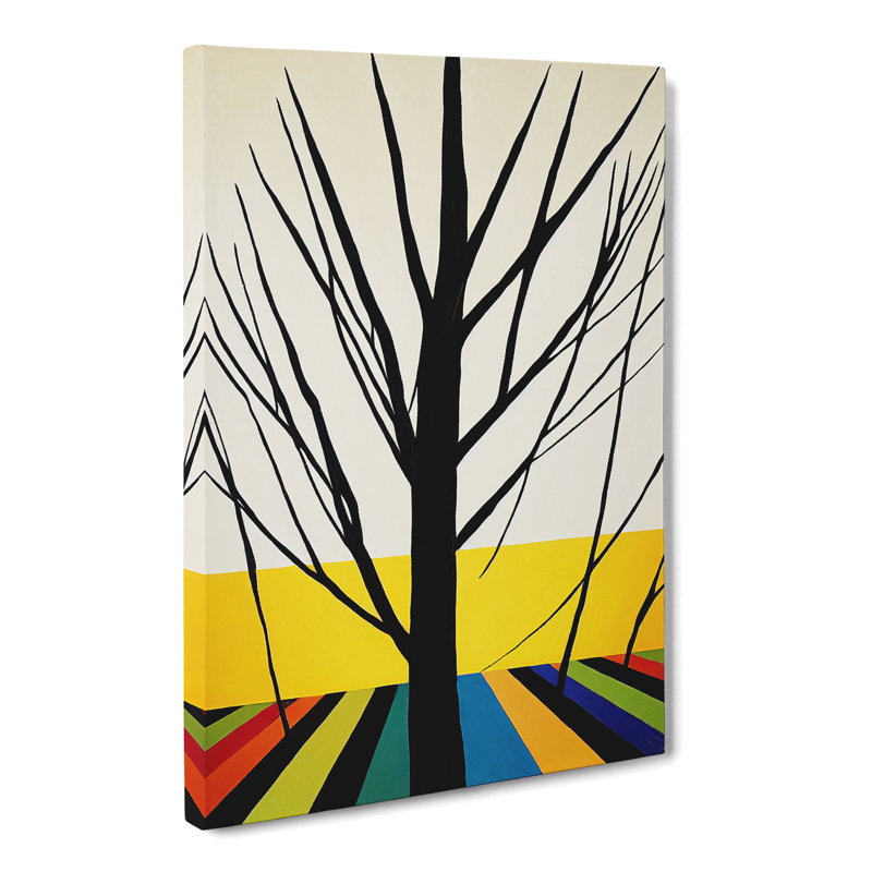 Abstract Tree Design Vol.1 - Wrapped Canvas, 50cm H x 35cm W x 3cm D