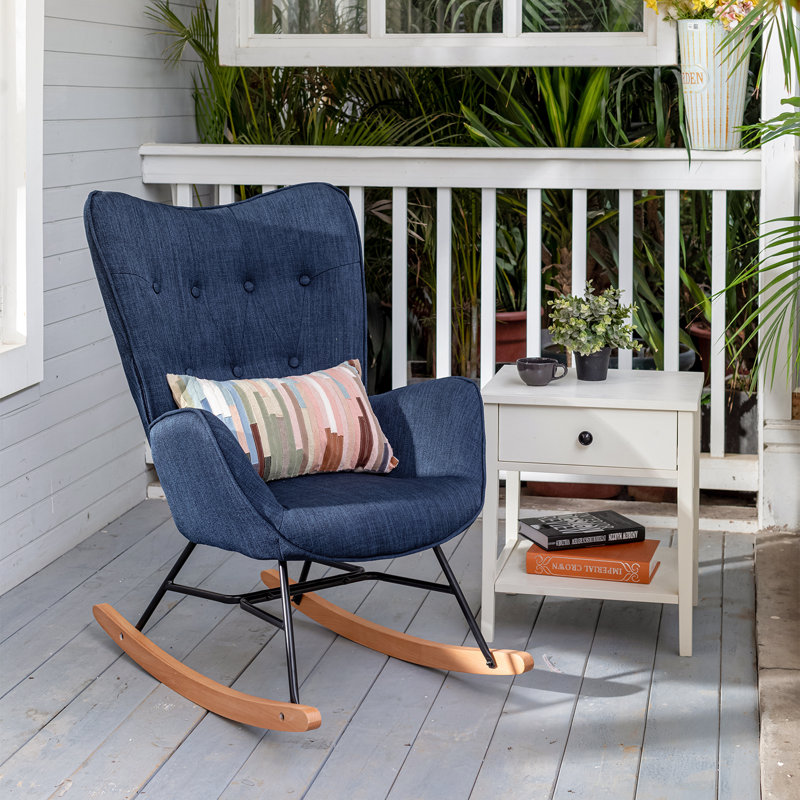 Rocking Chair Cresson, Dark Blue