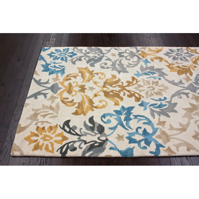 Tapis naturel argenté Intosh, 7 pi 7,2 po x 9 pi 6 po