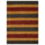 Tapis rectangulaires en laine nouée à la main de style Manns 9 pi x 12 pi, rectangulaire | Gris anthracite et or | Design contemporain-23333409