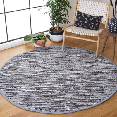 Gerow Rug Hand Woven Cotton Striped Rug