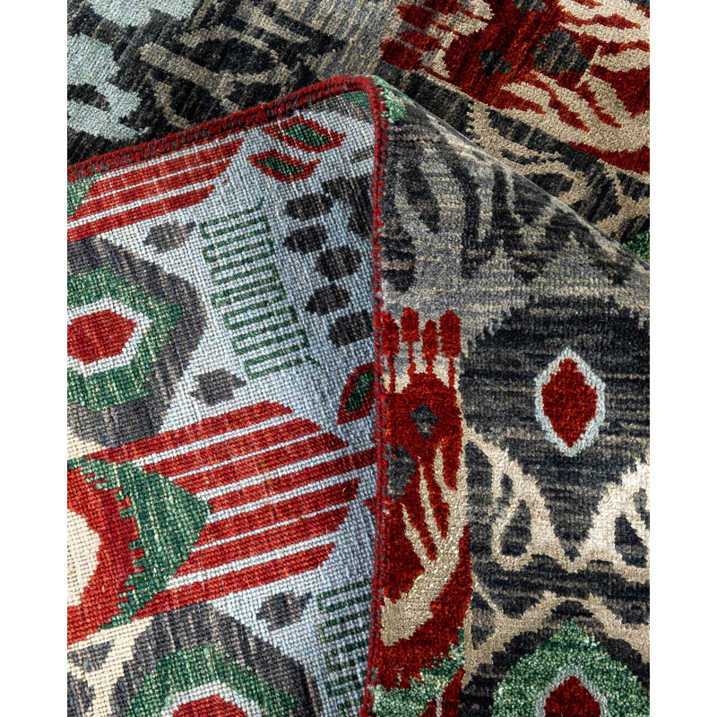 Overdyed One-of-a-Kind 8' 0" X 9' 10" Hand Knotted Area Rug