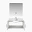 Lavabo de baignoire avec robinet et miroir à DEL-1206064220-1206064222