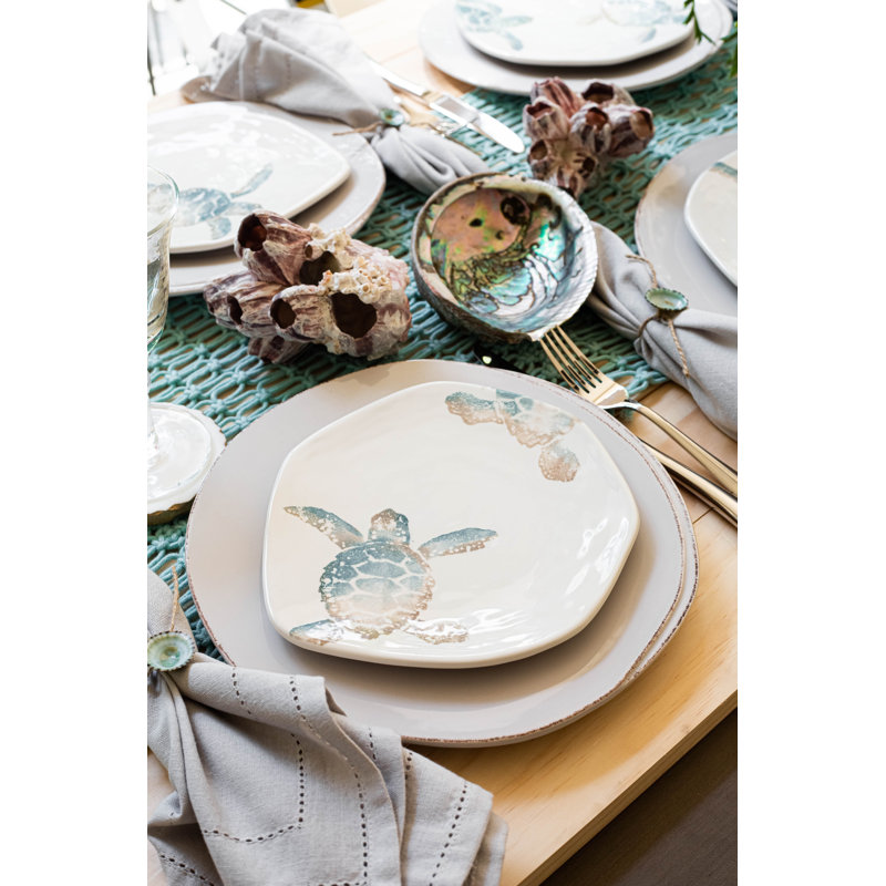 Tartaruga Handmade Earthenware Salad/Dessert Plate