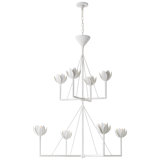 Julie Neill Alberto Medium Two Tier Chandelier