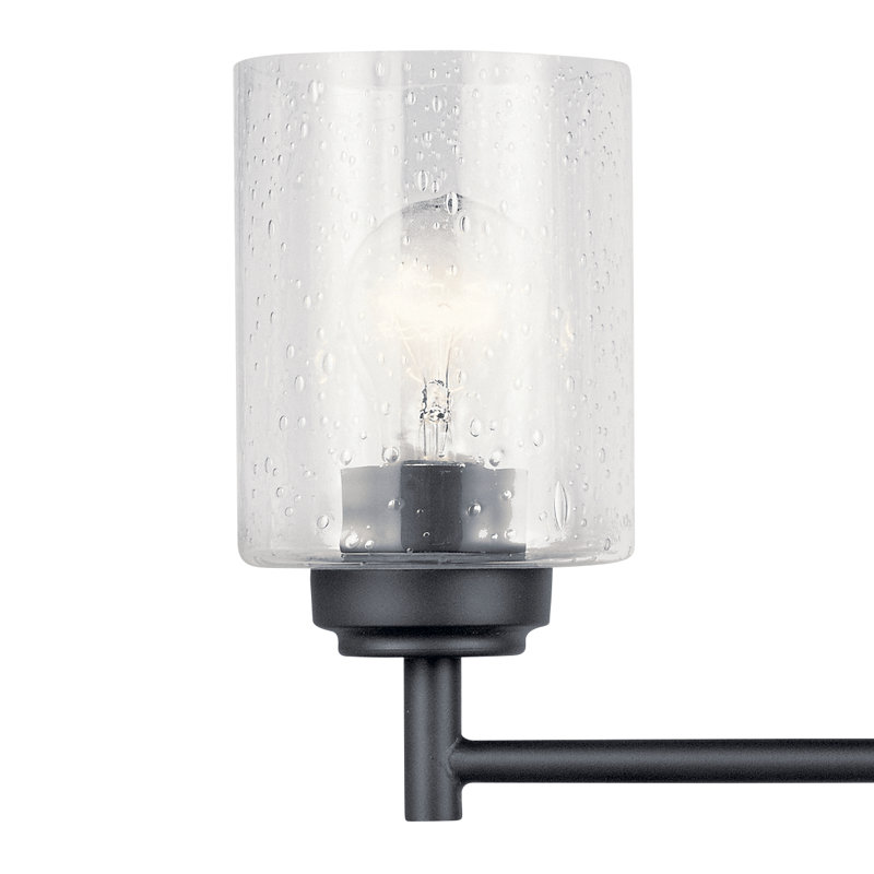 Winslow 4-Light Contemporary Vanity Light, Satin Black