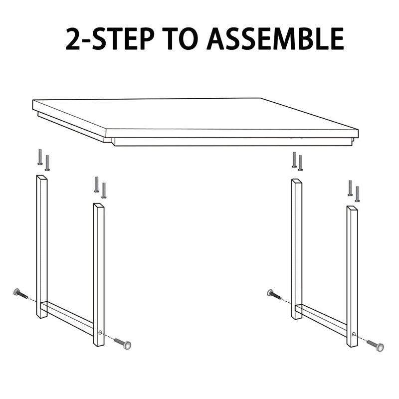 Zyrin Steel Writing Desk