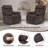 Small Swivel Rocker Recliner - For Adults/Women, Small Spaces/Bedroom/Living Room-606339095