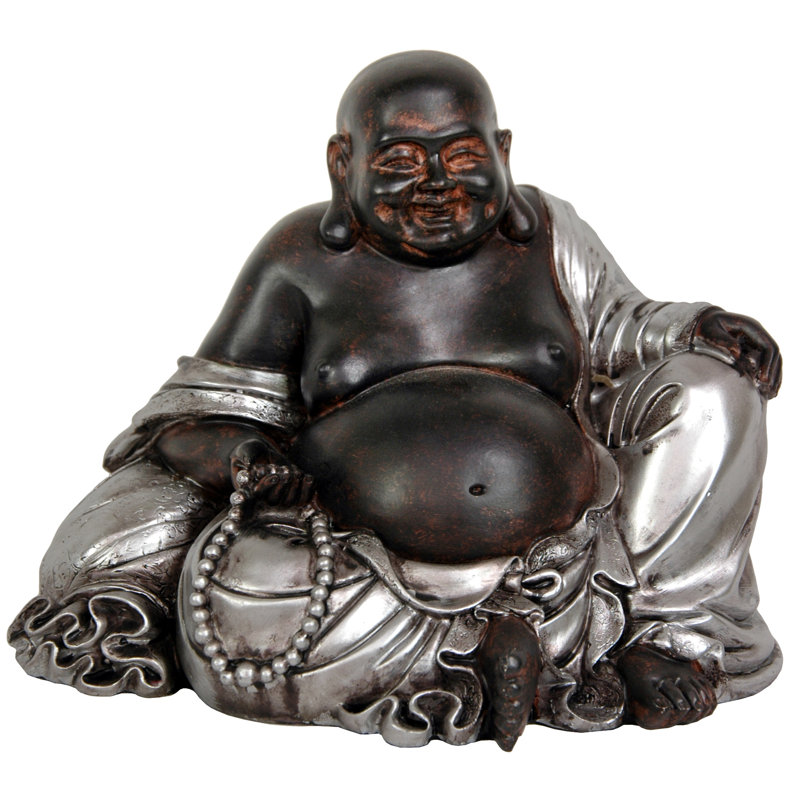 Sitting Lucky Buddha Figurine