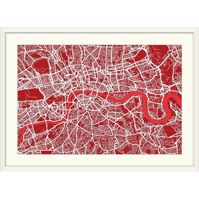 " London Map Art " by Michael Tompsett