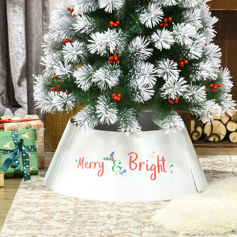 Anneau de collier d'arbre de Noël de 26 pouces, housse de support pour décoration
