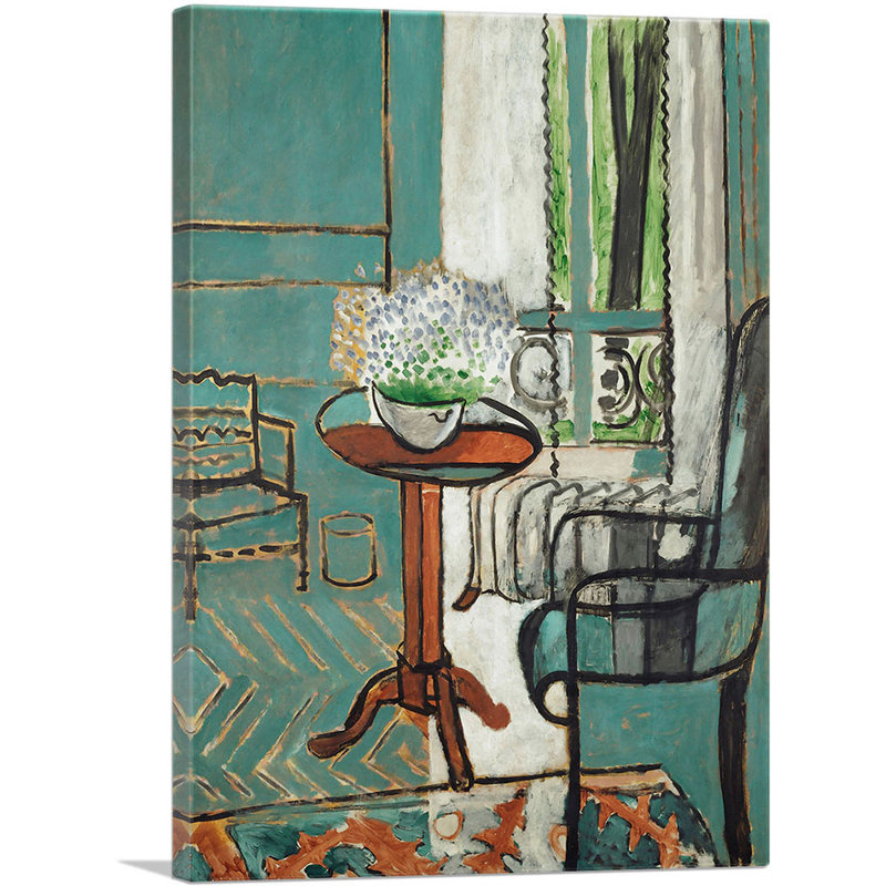 «The Window 1916» par Henri Matisse - reproduction d'art sur toile tendue, H 18 po x l 12 po x P 0,75 po