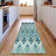 Premium Machine Washable Cerrito Teal Rug