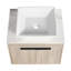 Meuble-lavabo flottant de conception moderne avec lavabo d'art en céramique