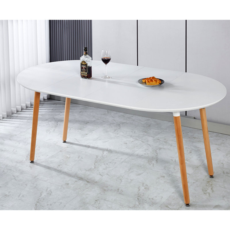 Table extensible, table à manger, table de bureau, table basse, pieds en bois