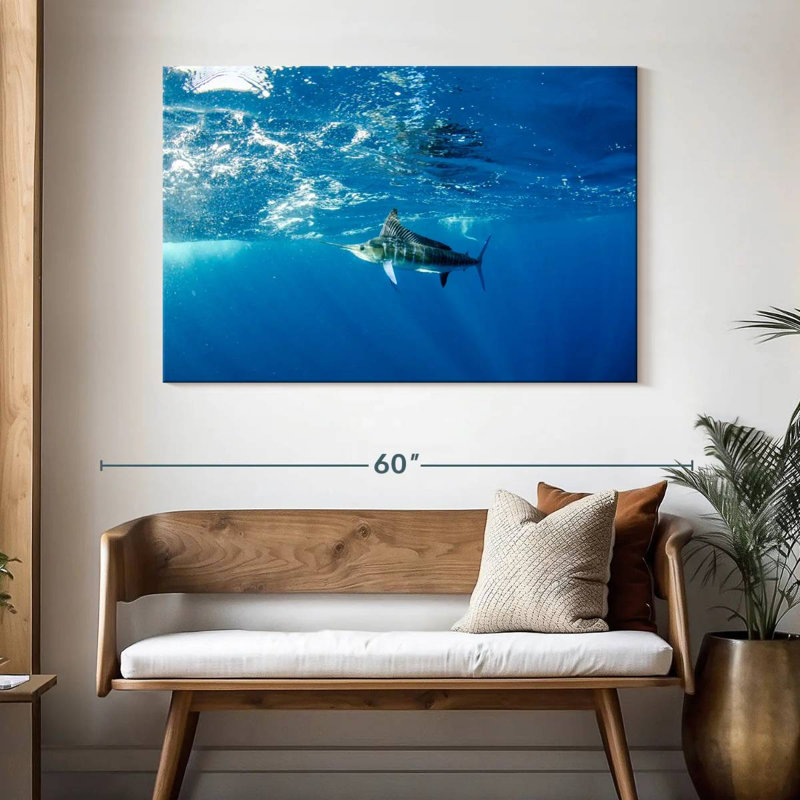 Crowle Underwater Marlin, 32" H x 48" W