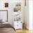 Night Stand With Bookshelf