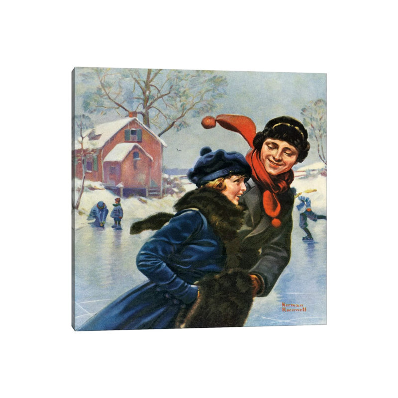 Norman Rockwell - Wrapped Canvas Print, 45.72 cm H x 45.72 cm W x 3.175 cm D