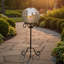 Globe de jardin solaire en verre 10 pouces - Diamant miroitant - Ensemble de 2-451241620-462311180