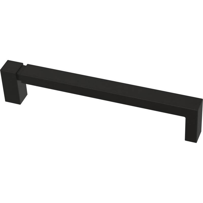 Ensemble de poignées barre asymétrique 5,0625 po, Noir mat, 5.06"