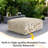 Ottoman For Outdoor Sectional Sofa For Patio, Garden And Swimming Pool-536375957