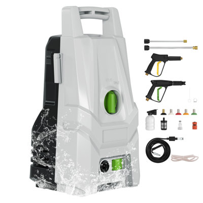1400W Electric Pressure Washer, 3200PSI, Max 1.8GPM Power Washer -  Topteng, H008-008-US~003WF