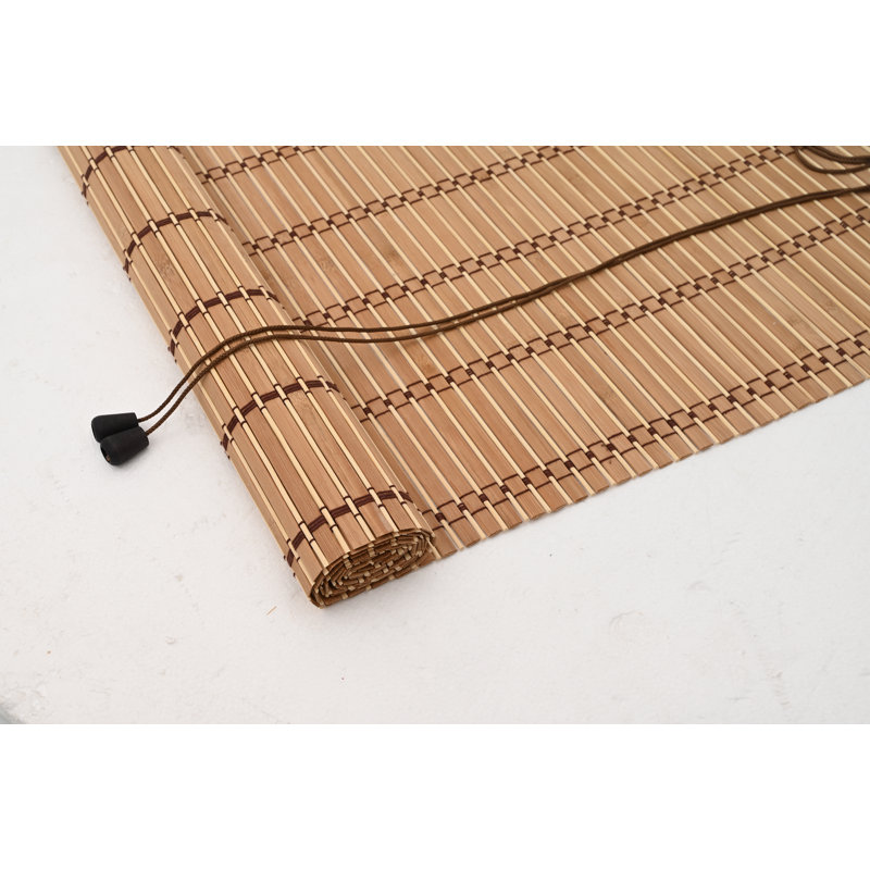 Bamboo Venetian Blind, Brown, 160cm L x 60cm W
