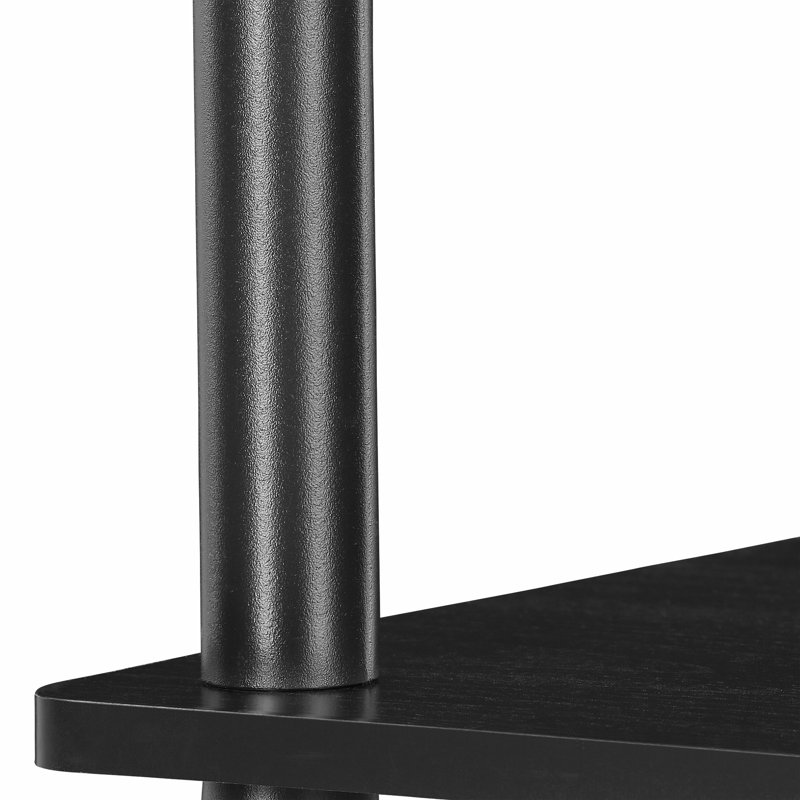Maxine 59.9 cm W Shelving Unit, Espresso/Black