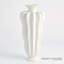 Spicchi Line Vase-Matte White