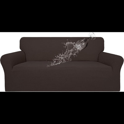 100% Waterproof Couch Cover, Dual Waterproof Sofa Cover, Stretch Jacquard Sofa Slipcover, Leakproof Furniture Protector For Kids, Pets, Dog And Cat (S