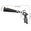 Pistolet de nettoyage de voiture, pistolet à air comprimé à haute pression de 6 à 9,2 bars avec 2 buses réglables, buse rotative à 360 ° pour un nettoyage complet, élimine rapidement la saleté et la poussière de la surface, fonctionne avec un compresseur d'air 1/4 NPT
