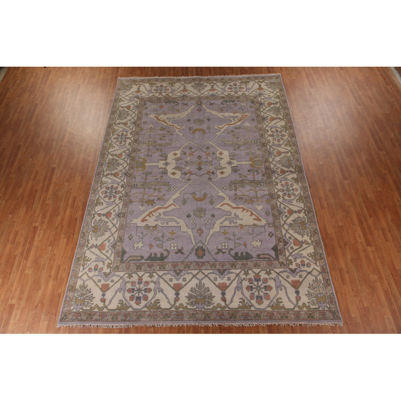 Grand tapis oriental Oushak 10 x 14