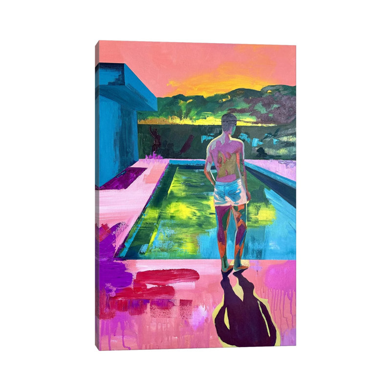 Pool At 9PM, 45.72 cm H x 30.48 cm W x 1.905 cm D, Does Not Apply
