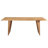Kennidi Solid Wood Solid Wood Top Double Pedestal Dining Set
