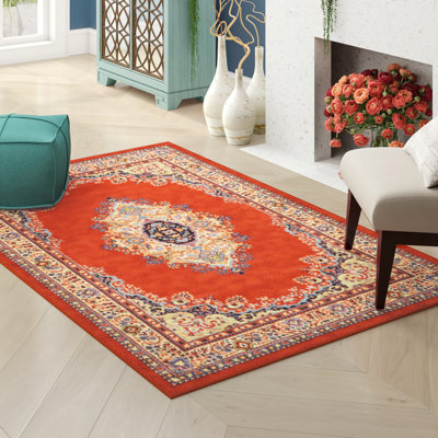 Tapis oriental noir Balthrop