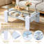 Table basse rectangulaire en verre blanc-1659877692-1659877693-1659877694