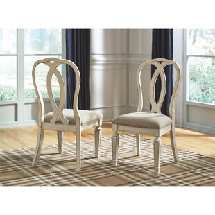  BELLEZE Farmhouse Dining Chairs Set of 2, Upholstered