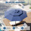 Parasol de patio 10 pi sans base pour piscine, terrasse, jardin, jardin-904285211