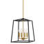 Lustre géométrique à 4 lumières Cenaida