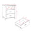 Table de chevet 2 tiroirs Wunder Traditional-694025958