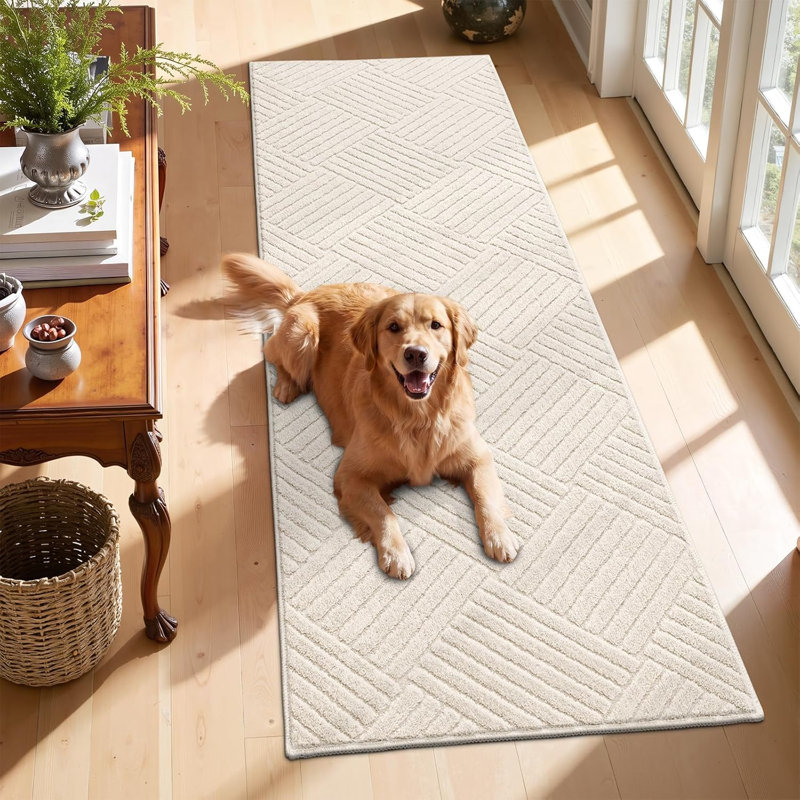 Tapis de couloir lavable pour chambre à coucher, Runner 2' x 6'
