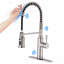 Robinet de cuisine tactile avec douchette extractible-121210024