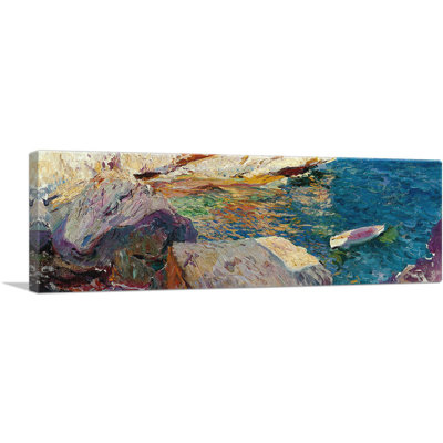 " Rocks At Javea " by Joaquin Sorolla Y Bastida Painting Print