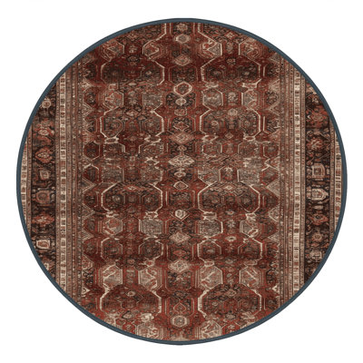 Tapis brun lavable à la machine