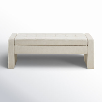 Gillian Upholstered Flip Top Storage Bench