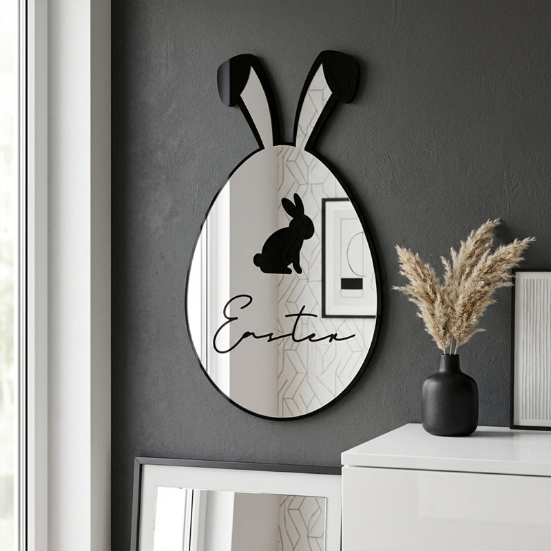 Easter Bunny Egg Accent Mirror