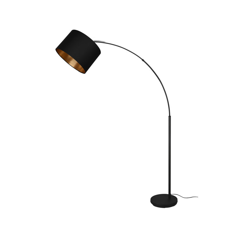 Ramseur 171Cm Black Arched Floor Lamp