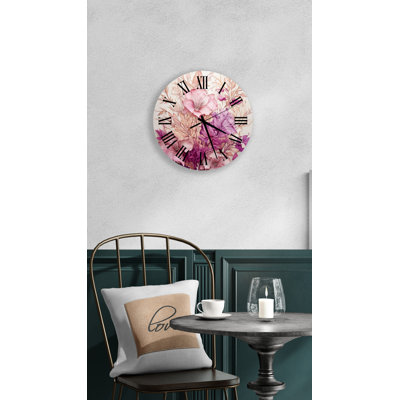 Horloge murale abstraite silencieuse